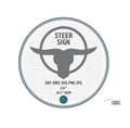 Steer Head Circle Sign DXF/SVG design preview with file details
