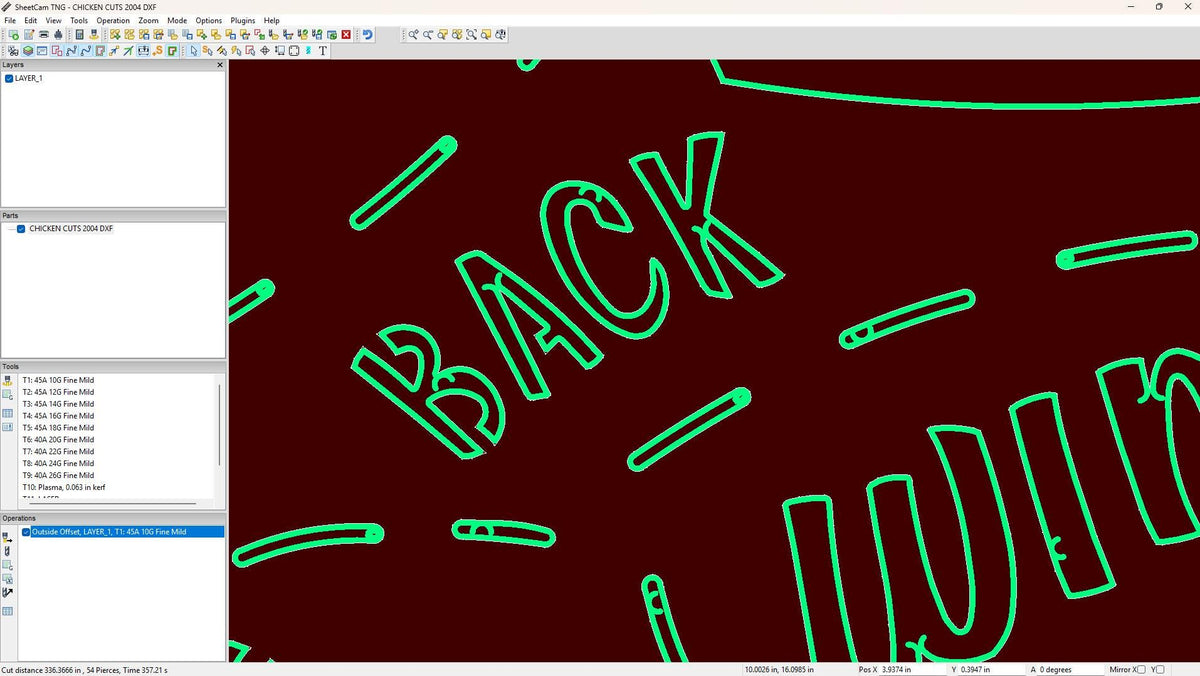 Chicken Butcher Cuts Chart Sign vector paths in design software (photo 7)